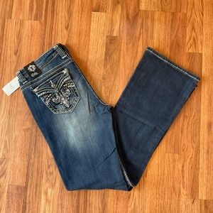 Cello embellished jeans, boot cut, Juniors size 15.  NEW